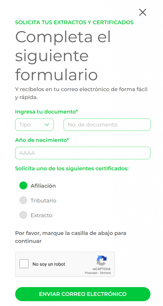 Descargar Certificado Skandia