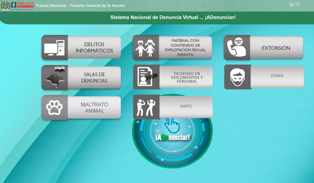 Denuncia Virtual Fiscalía