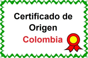 Certificado de Origen Colombia